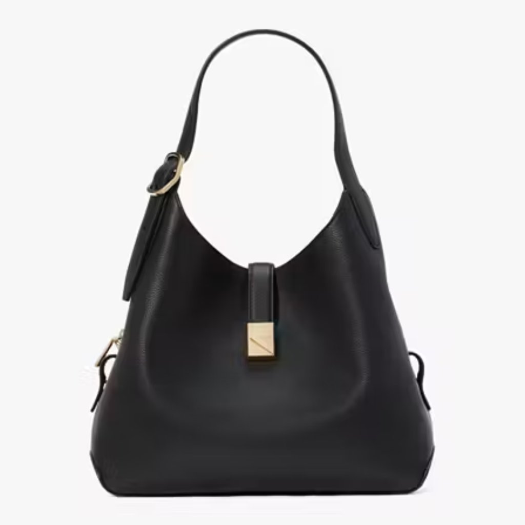 Nwt Kate Spade #K1557 Medium Deco Pebbled Leather Crossbody Tote Bag Nwt